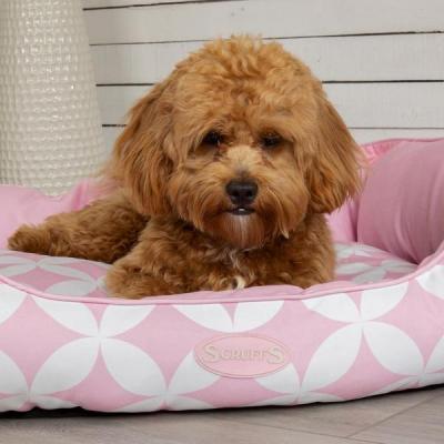 Scruffs Florence Box Bed kutyagy pink