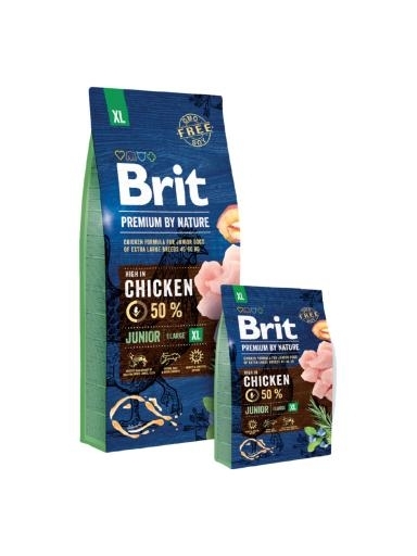 Brit Premium by Nature Junior Extra Large kutyatp (2x15 kg)