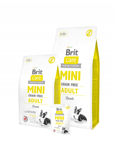 Brit Care Mini Grain Free Adult lamb kutyatp