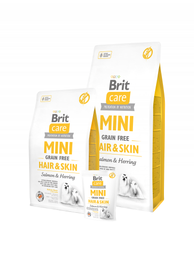 Brit Care Mini Hair & Skin Salmon & Hering kutyatp