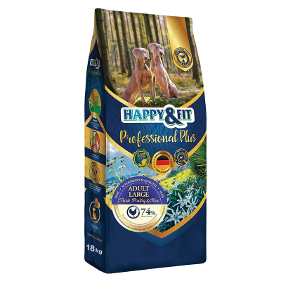 Happy & Fit Professional Plus Adult Large Fresh Poultry&Rice kutyatp