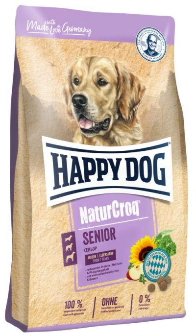 Happy Dog NaturCroq Senior tp kutyknak, happy dog kutyatp