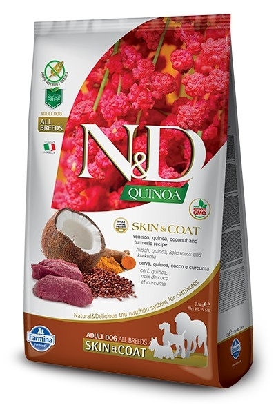 N&D Quinoa Skin&Coat Szarvas kutyatp