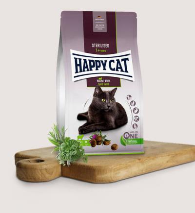 Happy Cat Sterilised Weide Lamm - Brny macskatp
