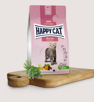 Happy Cat Junior Land Geflgel - Baromfi macskatp