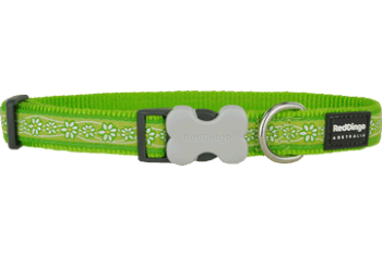 Red Dingo nyakrv Design Daisy Chain lime green (15 mm x 24-37 cm)
