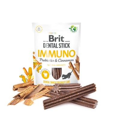 Brit Dental Stick Immuno with Probiotics & Cinnamon jutalomfalat
