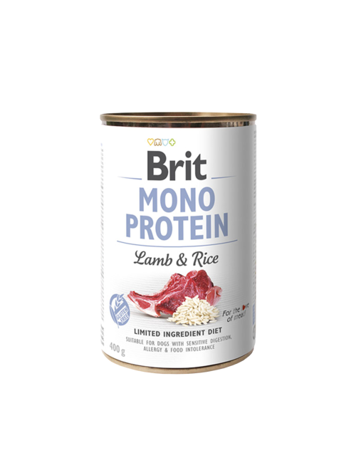 Brit Mono Protein Lamb & Rice (400 gramm)