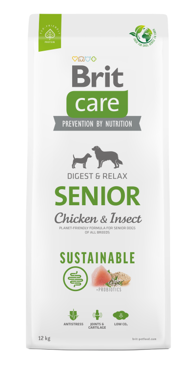 Brit Care Dog Sustainable Insect Senior kutyatp