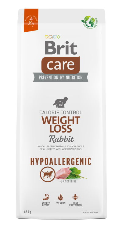 Brit Care Dog Hypoallergenic Weight Loss kutyatp, tp kutynak, szraz eledel, kutyaeledel