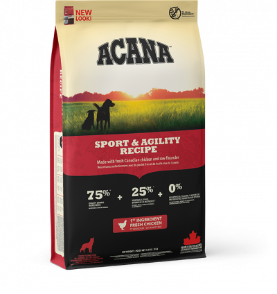 Acana Sport & Agility kutyatp, tp kutya, kutyaeledel