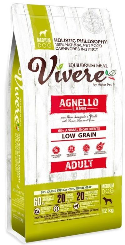 Vivere Low Grain Adult Medium Lamb kutyatp