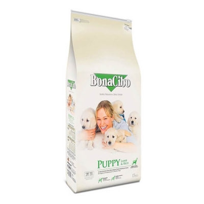 BonaCibo Puppy Lamb & Rice kutyatp (15 kg)