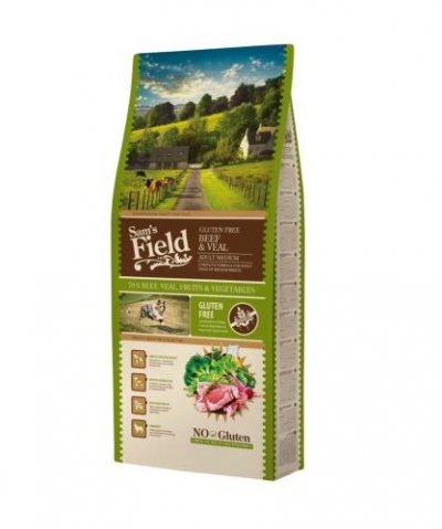 Sam's Field Gluten Free Medium Adult Beef & Veal kutyatp