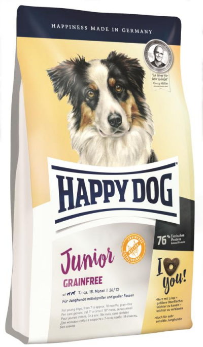 Happy Dog Supreme Junior Grainfree kutyatáp, happy dog kutyatáp
