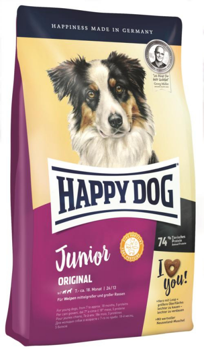 Happy Dog Supreme Junior Original kutyatáp, happy dog kutyatáp