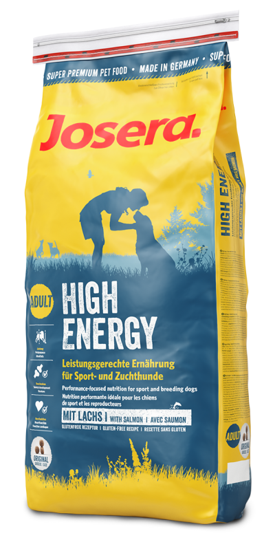 Josera High Energy kutyatp, tp kutya, kutyaeledel