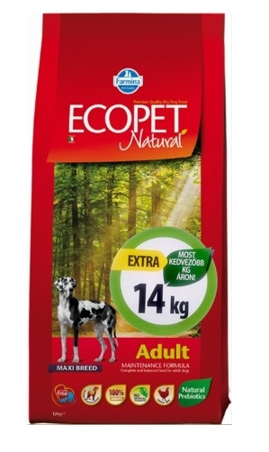 Ecopet Natural Adult Maxi kutyatáp, táp kutyának, száraz eledel, kutyaeledel