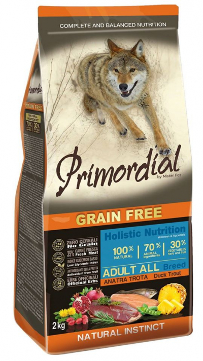 Primordial GF Adult kacsa, pisztrng kutyatp (2x12 kg)