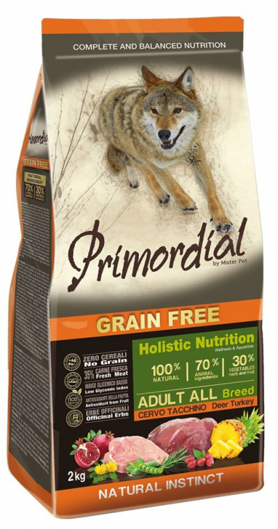 Primordial GF adult rtvad, pulyka kutyatp (2x12 kg)