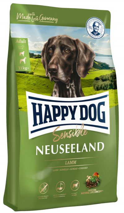 Happy Dog Supreme Sensible Neuseeland táp kutyának (12,5 kg)