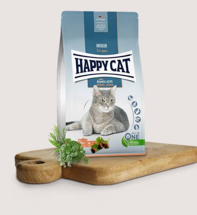 Happy Cat Indoor Atlantic Lachs - Lazac macskatáp