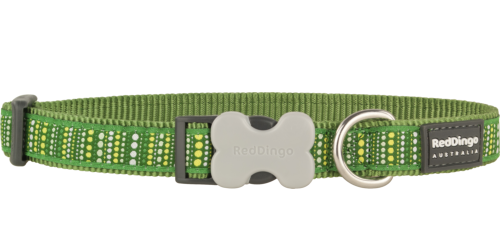 Red Dingo Design Lotzadotz zöld kutyanyakörv (25 mm x 41-63 cm)