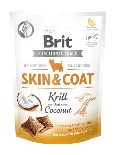 Brit Care Functional Snack Skin & Coat jutalomfalat